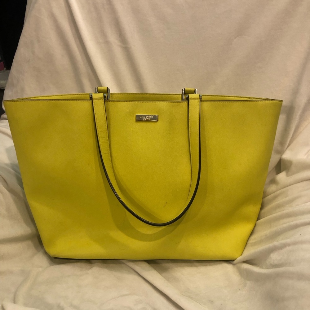 Yellow Kate Spade tote